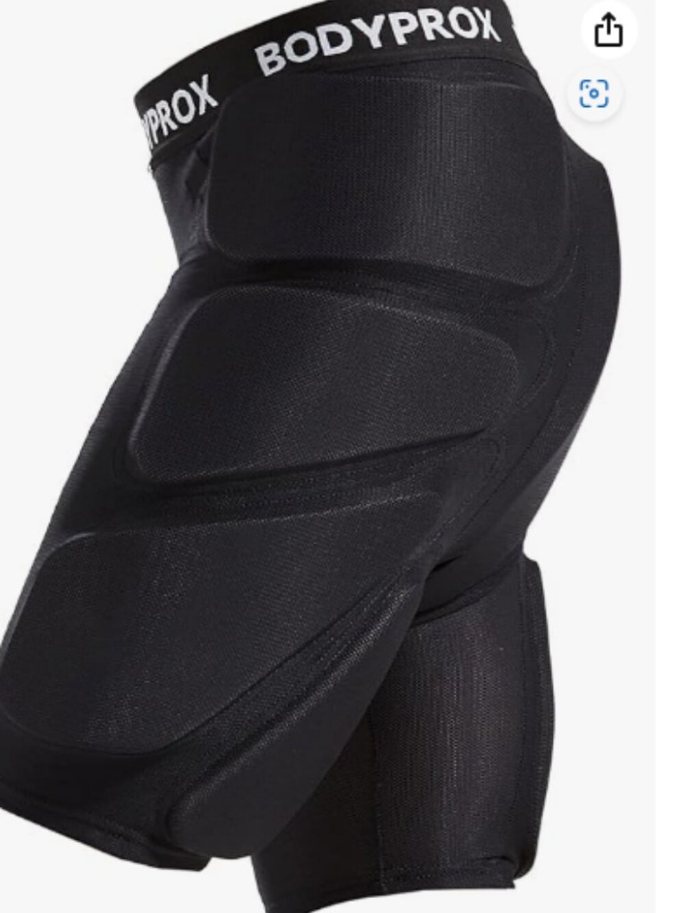 Bodyprox Protective Padded Shorts for Snowboard, Skate and Ski, 3D Protection